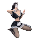Sex Maid Lingerie Cosplay Maid Uniform Sexy Pajamas Seduction Set Role-Playing