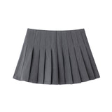 Fongt Multi-Colored Leisure Short-Scarry High-Waist Wide-Folded Skirt 2025 Winter New A67785