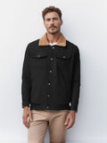 Fongt And Winter Men's Jacket With Velvet Cotton Work Clothes Casual Jacket Jacket