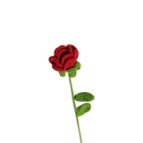 Fongt Woven Rabbit Head Sunflower Sunflower Wool Knitting Flowers Send Bestie Imitation Bouquet Finished Products-Outfit