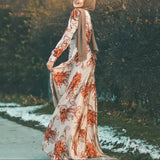 Fongt 2025 New Middle East MUSILIN Women's Digital Printing With Fashion