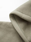 Vintage Star Patch Baggy Zip Up Hoodie-Outfit