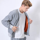 New Winter Clip Cotton Reflective Flight Jacket Fashion Baseball Suit Plus Size Jacket Short Jacket-Outfit