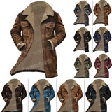 Fongt Autumn And Winter Men's Coat Velvet Jacket Multi-Pocket Coat 11-Colored Dorma