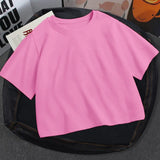 Fongt Women's DIY New Women's Summer Solid Color Short Acceptable With