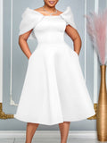 Fongt Women's New Fashion Elegance Elegant Sexy Banquet Dresses African Dresses