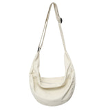 Vintage Wash Large Canvas Shoulder Bag-Outfit