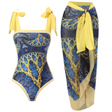 Sexy Fashion One Piece Swimsuit Solid 3D Flower Summer Women Swimwear Beachwear Summer Luxury Monokini Bathing Suit-Outfit