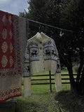 Buttoned Retro Printed Cardigan-Outfit