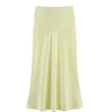 Fongt Women's Clothing INS Explosive Multi-Color Fashion Commuter Silk Stupor Feel Stubble Skirt