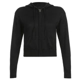 Women's Dress Autumn / Winter Ins Internet Celebrity Solid Color Hooded Pocket Sweater Coat Woman-Outfit