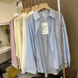 Fongt Languid Wind Sunscreen Shirt Women Thin Outside With A Small Shirt Summer Meat Cover Loose