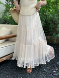 Fongt Xixi 2025 Summer New Temperament Apparent Thin High-Rise Half-Dressed Dress Dress Dress 85203