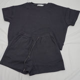 High Quality Hoodies Tracksuits 2 Piece Set Summer Autumn Sweatshirt + Sporting Shorts Outfit Solid Pants