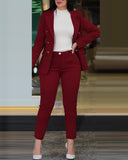 Fongt Casual Fashion Professional Dress Suit Suit