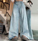 Vintage High Waist Wide Leg Jeans-Outfit