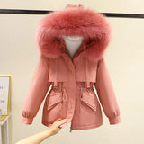 Add Velvet 2024 Winter New Style To Overcome Versatile Cotton-Padded Jacket Korean Version Short Cotton Jacket Loose Jacket Cotton-Padded Jacket-Outfit