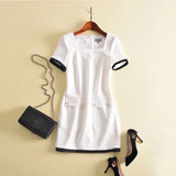 2020 high end professional women's new fashion white