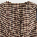 Fongt Homemade New Women's Seam Chicing Classic Chiyen Gea Vest