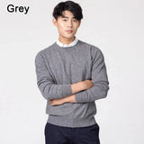 Men's Autumn Winter Cashmere Sweaters Casual Jersey Robe Hombre Homme Hiver Pullover Classic V-Neck O-Neck Knitted Jumper