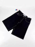 Big Boy Shorts Y2K Pants Men And Women's Original Gothic Hip-Hop Cartoon Pattern Embroidery-Outfit