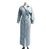 Fongt 2025 New Solid Color Long-Sleeved Shirt Dress Temperament Elegant Commute