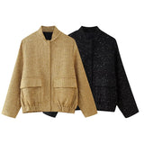 Fongt Homemade New Women's Classic Fashion Fashion Ocean Slid Jacket Jacket