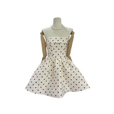 Fongt Style Dress Women 2025 Summer New Design Temperament Elegant Chest Wave Point A Short