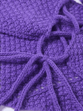 Crochet Knit Skirt Set-Outfit