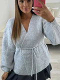 Fongt Simple Long-Sleeved Knitted Cardigan Sweater Jacket 2025 Spring And Autumn New C92364
