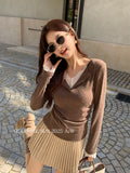 Fongt Xixi 2025 Autumn White Label New Temperament High-Collar Lace Bottom-Up Lady 100 Top Women 89621