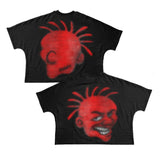 Men's T-Shirt Pure Hearyweight Cotton DTG Street Boys Long T-Shirt Men's T-Shirt Printed Short-Sleeved Shirt-Outfit