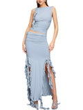 Summer New Jelly Lace Suit Women's Long