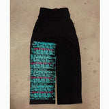 Fongt Popular Green Code Series Printed Young Single-Waisted Wide Leg Trousers Hot