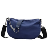 Ladies Nylon Underarm Crossbody Bag-Outfit