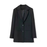 Fongt Suit Suit Female Fall 2024 Korean Version Of Loose Professional Office Worker Suit Jacket Formal Dress College Style-Outfit