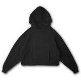 Back Star Print Hooded Oversized Sweater-Outfit