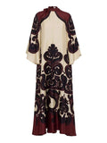 Fongt Women's Dress Middle East Dress Muslim National Windcoat