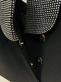 QUALITY 2023 Newest Fashion Designer Jackets Women's Stylish Backless Diamonds Beaded Shawl Collar Blazer