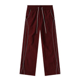 Fongt Overalls For Men And Women's Fashion Logo Straight Jazz Dance Summer Thin Speed Dry Casual Versatile Sweatpants-Outfit