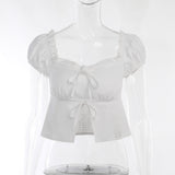 Fongt Summer New Women's Casual Pants Dark Sexy Body-In-Print Lace High-Waisted Flared