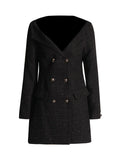 Spring 2025 New Fashion Design Sense V-Character Temperament Elegant Private Clothes Famous Small Fragrant Style Dress Dress