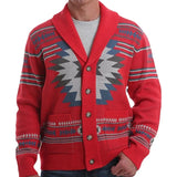 Fongt Men's Clothing Autumn And Winter Vintage Knitted Shirts Collared Cardigan Sweater Jacket