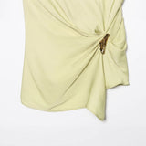 Fongt New Silk Lithography Asymmetrical Top 5029110