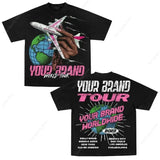 Printing Of Men's T-Shirt Blutosatire Billdog Cotton Oversized Picture-Outfit
