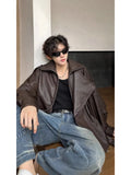 Fongt Selling Collar Velvet Version Of The Locomotive Leather Men's Autumn And Winter Leisure Leisure Loose Senior Sense Men's Jacket Tide