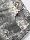 Women's Jeans High Waist Multi Pocket Loose Streetwear Camouflage Denim Cargo Pants Summer 2023 New-Outfit