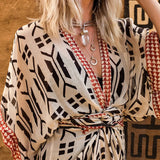 Fongt New Cardigan Loose Long Sunscreen Beach Vacation Coat Bikini Swimsuit Smock Over The Female