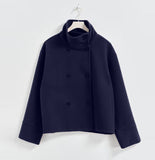 Fongt Autumn And Winter New Women's Small Casual Casual Collar Buckle Hairs Of The Short Coat Woman