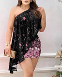 Fongt Spring And Summer New Women's Clothing Explosion Side By Side Collar Sleeveless Dress